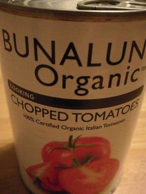 Bunalun Organic Chopped Tomatoes