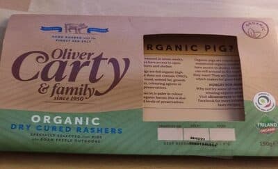 Organic Dry Cured Rashers