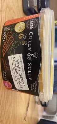 Cully And Sully Honey Carrot And Corriander Soup