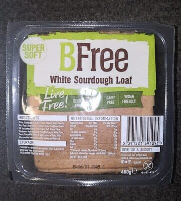 White sourdough loaf