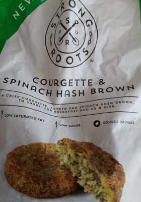 Courgette And Spinach Hashbrown