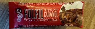 Fulfil chocolate caramel flavour vitamin & protein bar