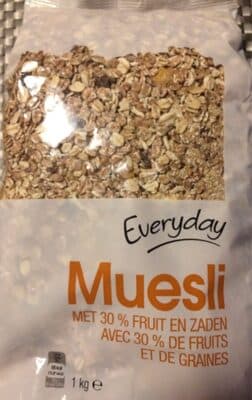 Muesli avec 30% de fruits et de graines