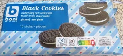 Black cookies