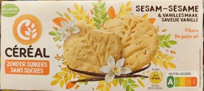 Cral Ssame-vanille Biscuits