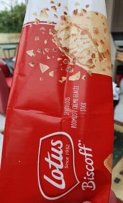 Lotus Biscoff Ice Cream Stick