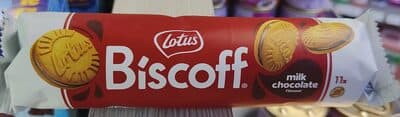 Biscoff milk chocolate flavour