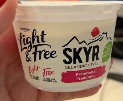 Skyr Light and Free Framboise
