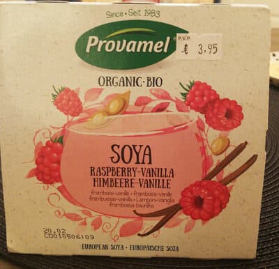 Organic bio soya raspberry-vanilla