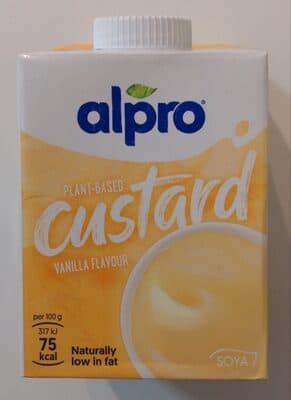 Plant-based Custard vanilla sauce