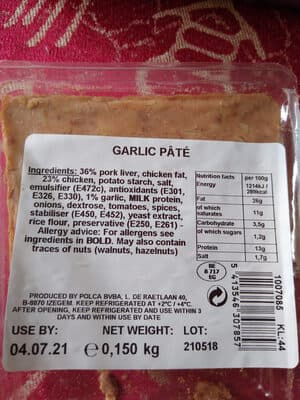 Pate With Garlic