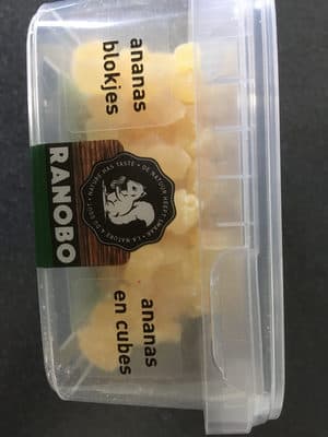 Ananas en cubes