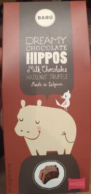 Dreamy Chocolate Hippos Hazelnut Truffle