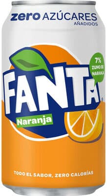 Fanta zero sugar orange