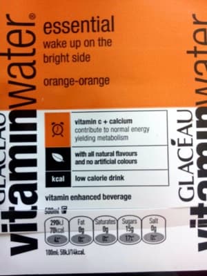 Vitamin Water Essential Orange