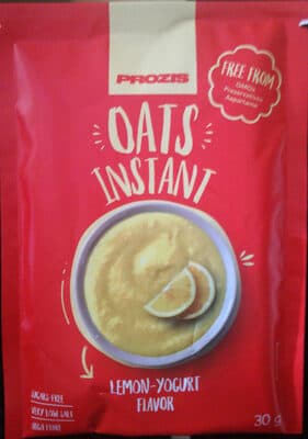 Oats instant - lemon yogurt flavor