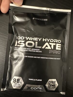 100% Whey Hydro Isolate Pro Vanilla Flavor