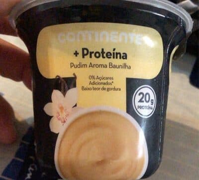 Pudim aroma baunilha