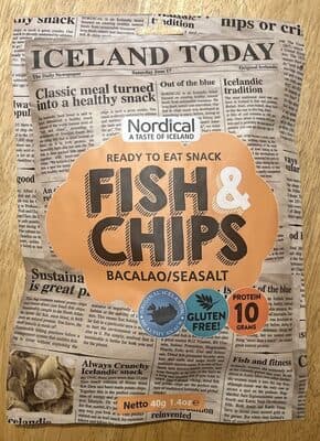 Fish And Chips Ready To Eat Snack Bacalao/Seasalt