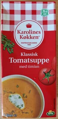 Klassisk Tomatsuppe med Timian