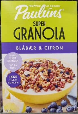 Super Granola Blbr og Citron