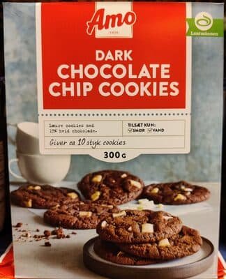 Dark Chocolate Chip Cookies