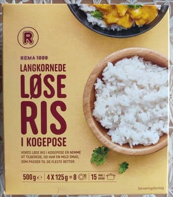 Langkornede Lse Ris I Kogepose