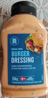 Rema 1000 Burger Dressing