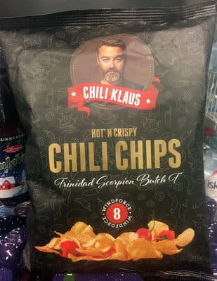 Hot'n Crispy Chili Chips Trinidad Scorpion Butch T