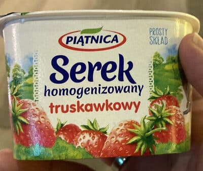 Serek Homogenizowany Truskawkowy