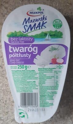 Semi fat curd cheese
