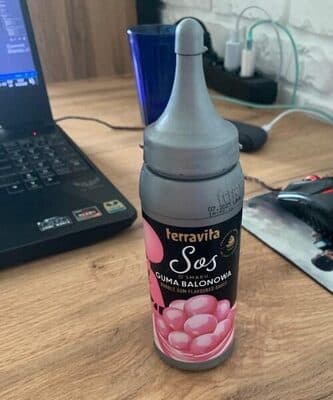 Bubble gum flavoured sauce
