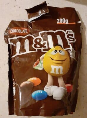 chocolate m&m's