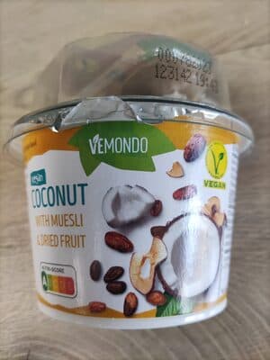 Coconut With Muesli & Dried Fruit