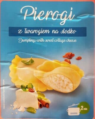 Pierogi with sweet cottage cheese