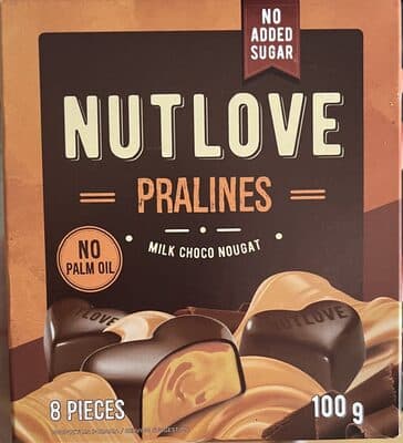 Nutlove Pralines Milk Choco Nugat