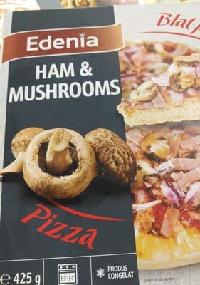 Pizza Ham and Mushrooms