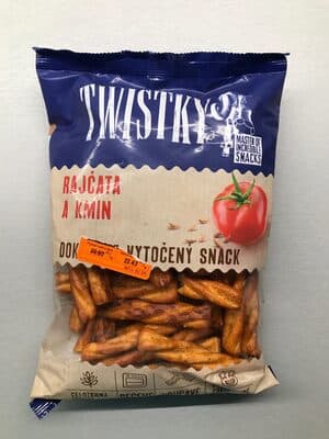Twisted Snack With Tomato And Caraway