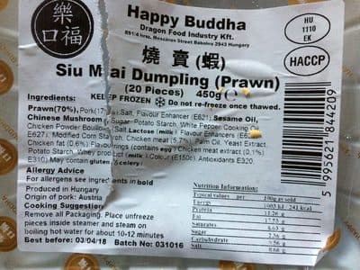 Sui Mai Dumpling (Prawn)