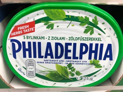 Cream cheese with herbs