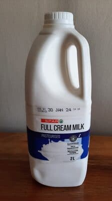 Full cream milk pasteurised