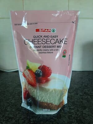 Quick and easy Cheesecake instant dessert mix