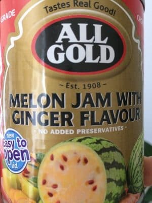 Melon jam with ginger flavour