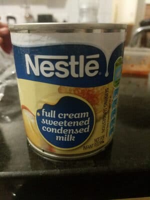 Full cream sweetened condensed milk