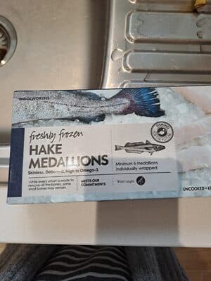 Frozen Hake Medallions