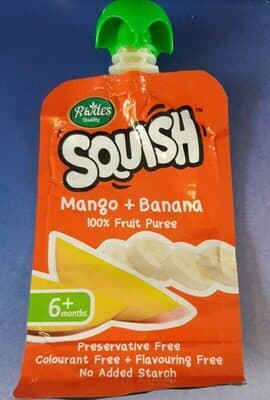 Compote mangue banane