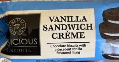 Vanilla sandwich crme biscuits