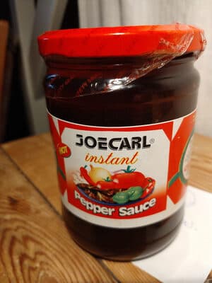 Joecarl instant pepper sauce