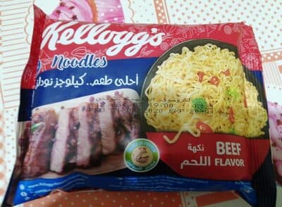 Noodles beef flavor