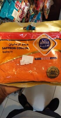 Saffron colour